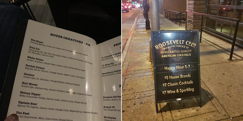 Roosevelt Menu