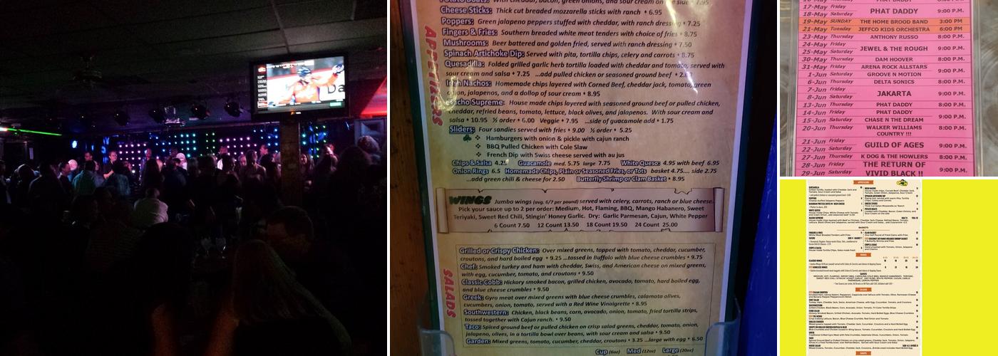 Q's Pub & Grille Menu