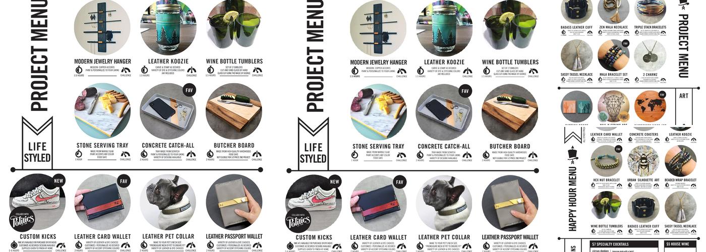 Upstairs Circus DTC Menu