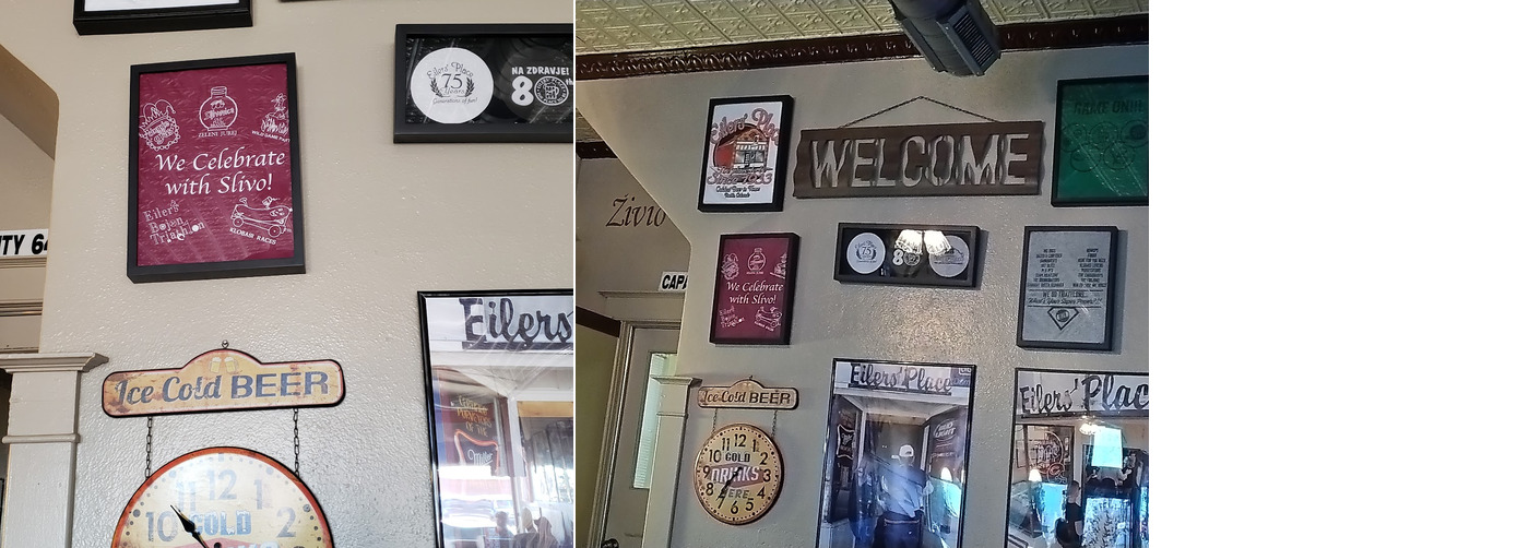 Eiler’s Place Menu