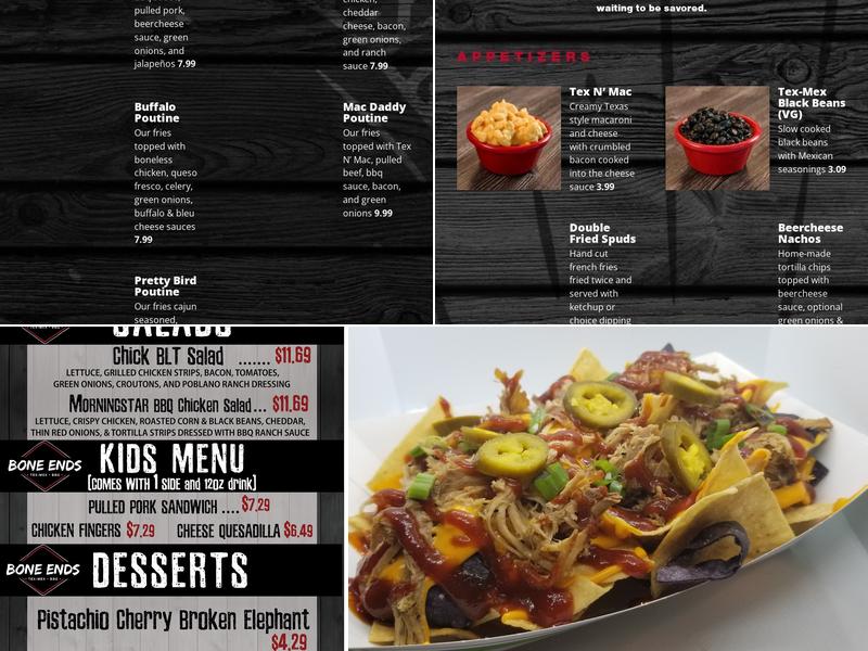 Bone Ends Menu