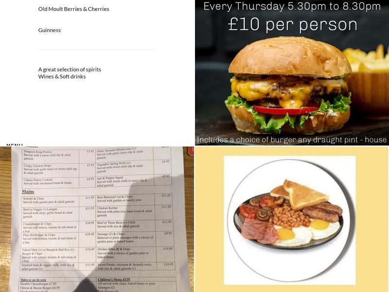 Rose and Crown Elmsett Menu