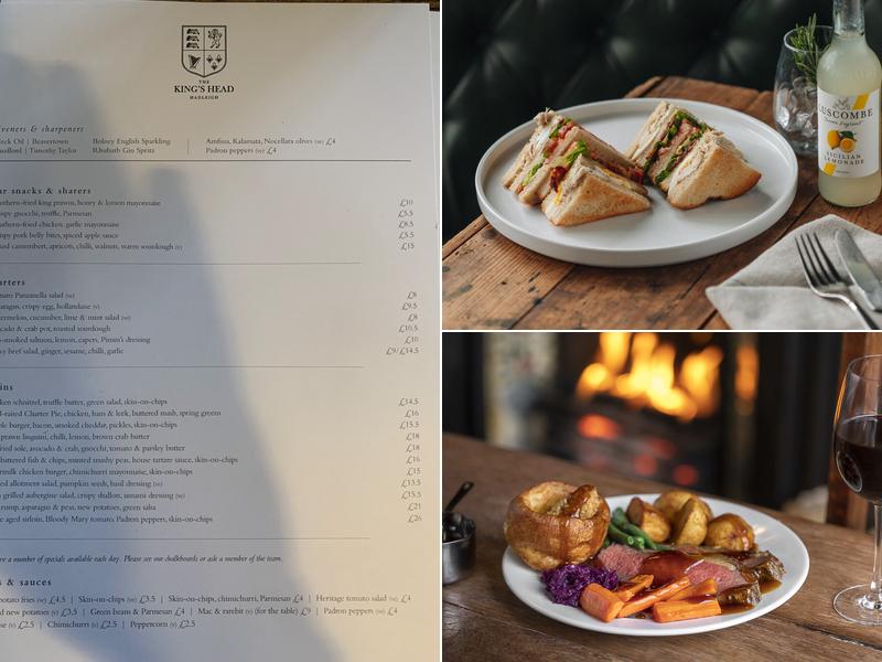 Kings Head Menu