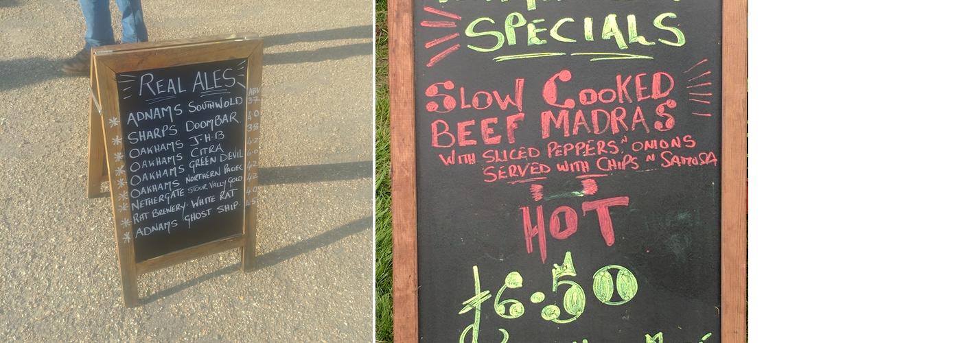 Ox & Plough Ltd Menu