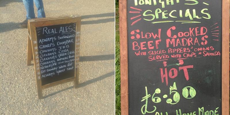 Ox & Plough Ltd Menu