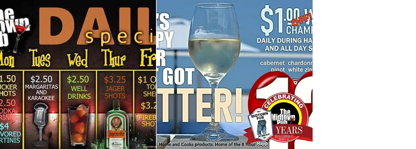 The Midtown Pub Menu