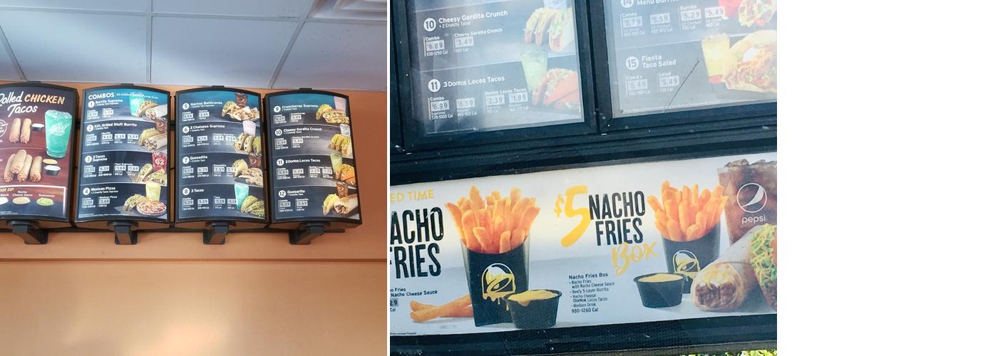 Taco Bell Menu