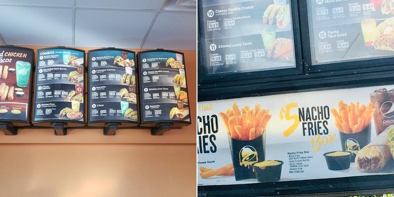 Taco Bell Menu