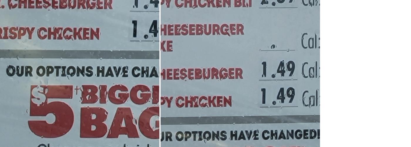 Wendy's Menu