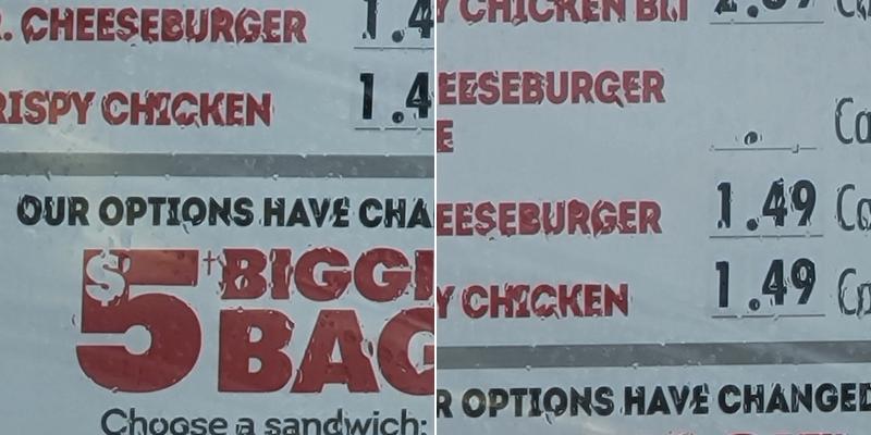 Wendy's Menu