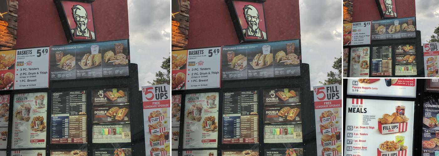 KFC Menu