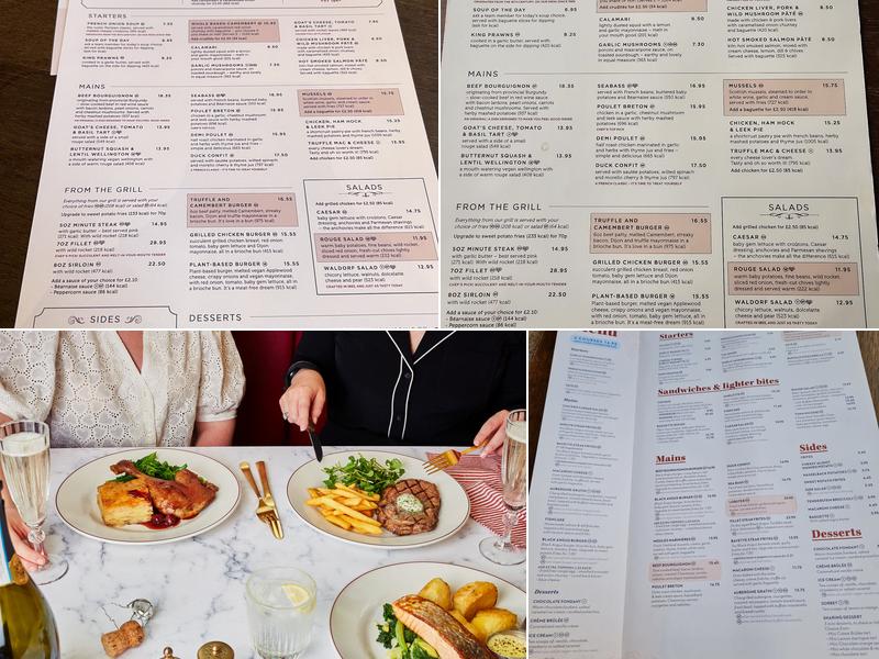 Café Rouge - St Paul’s Menu