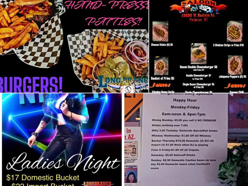 Longbranch Saloon Menu