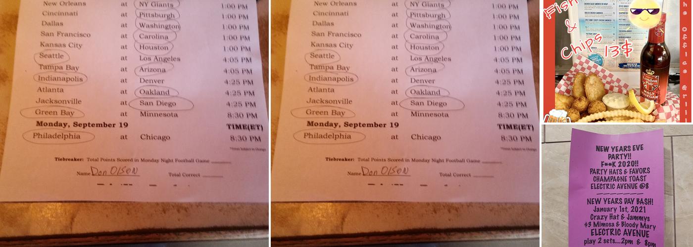 The Office Cocktail Lounge & Grill Menu