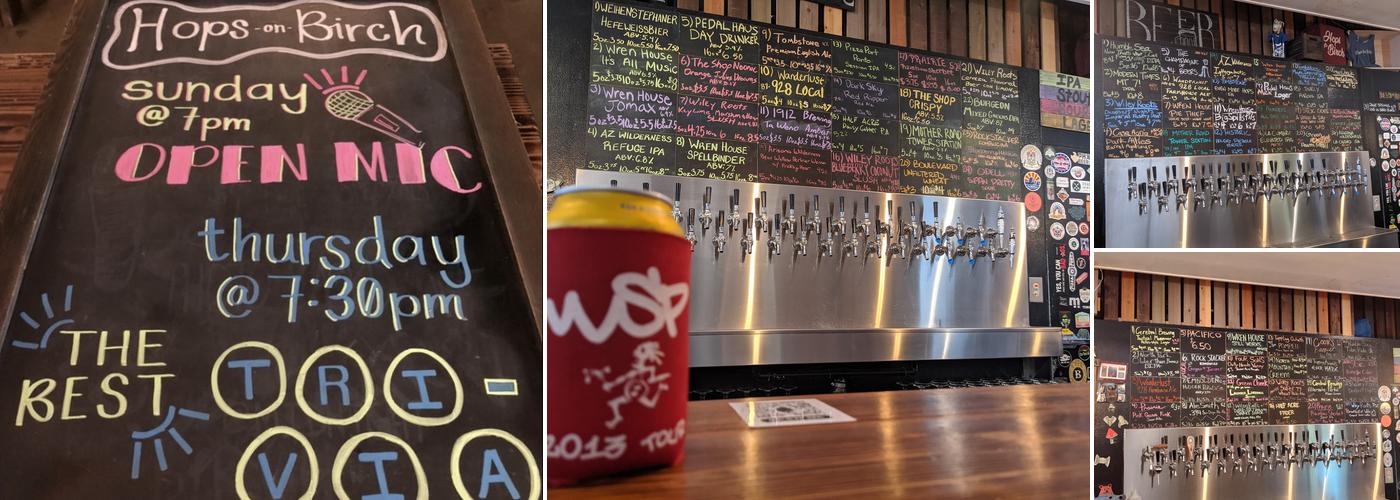 Hops On Birch Menu