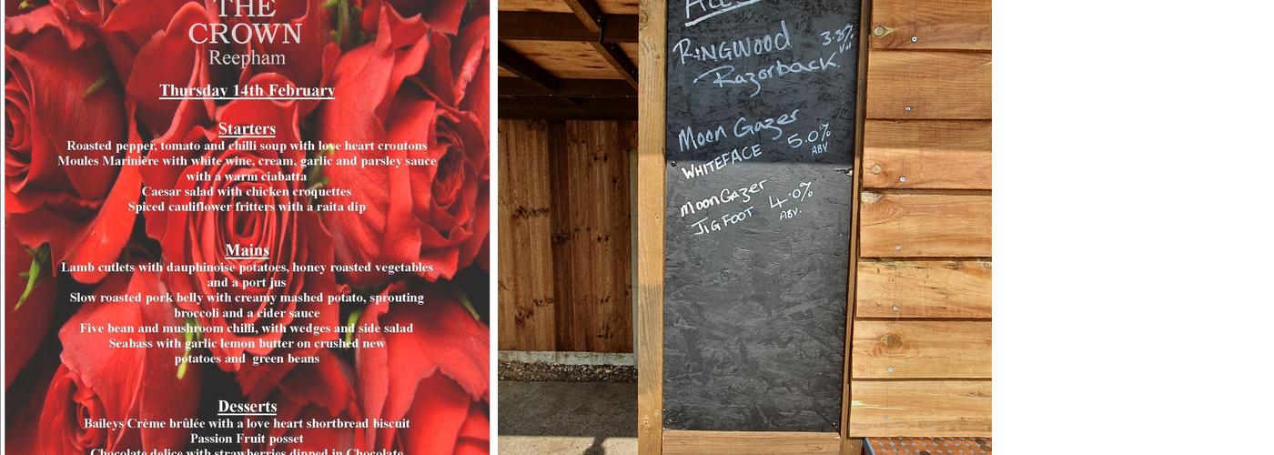 The Crown Public House Menu