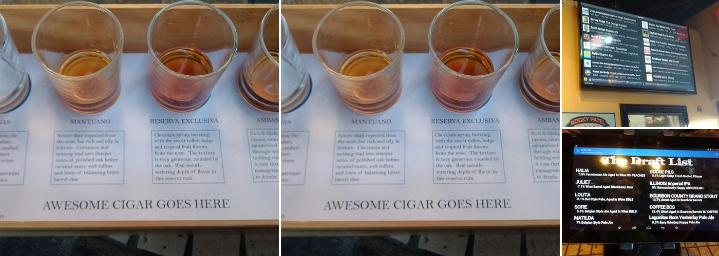 Fox Cigar Menu