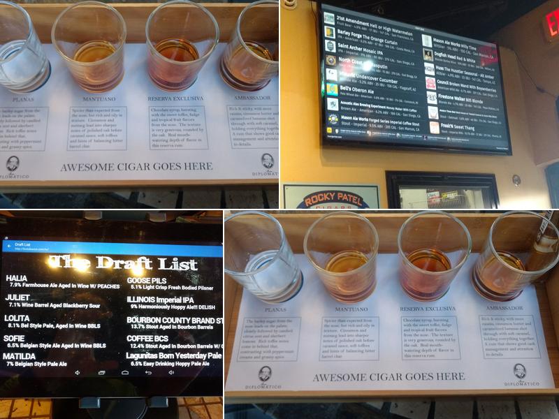 Fox Cigar Menu