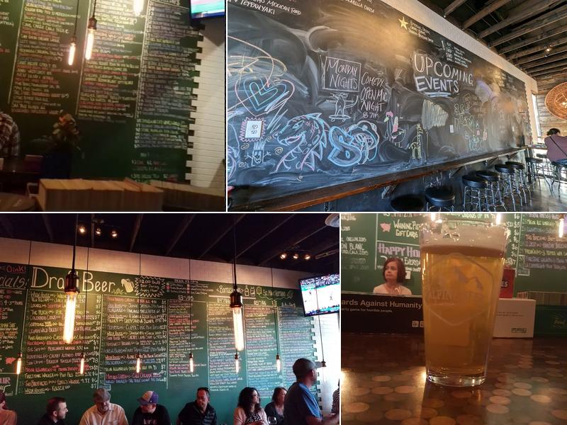 The Whining Pig Gilbert Menu