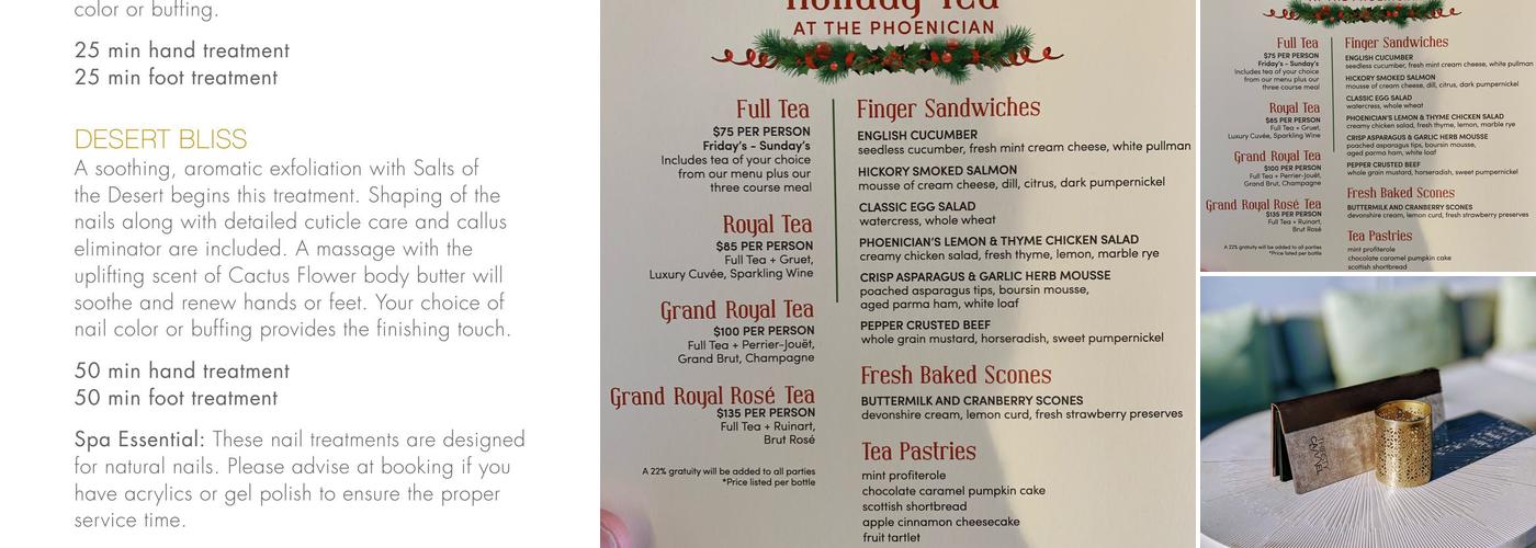 Thirsty Camel Lounge Menu