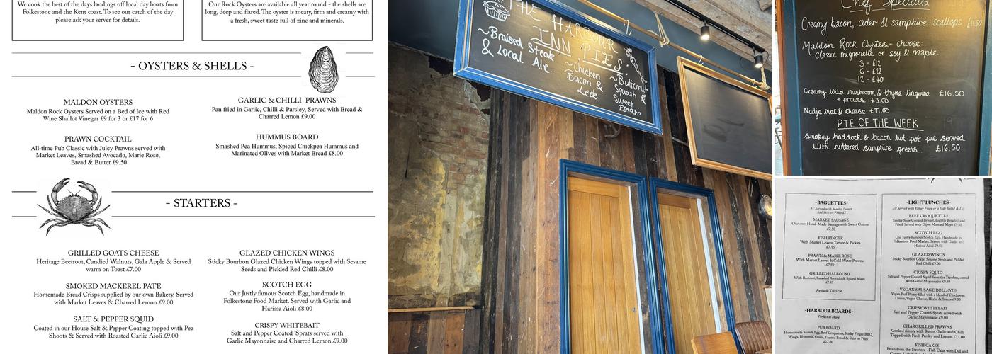 The Harbour Inn Menu