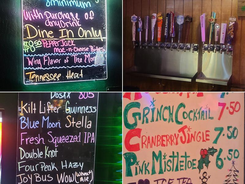 OBriens Sports Bar Menu