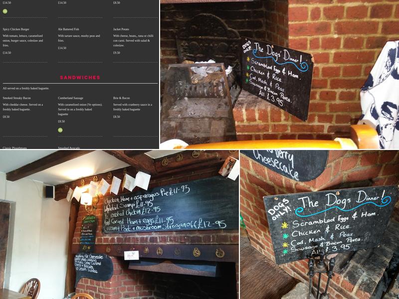 The Black Horse Inn Menu
