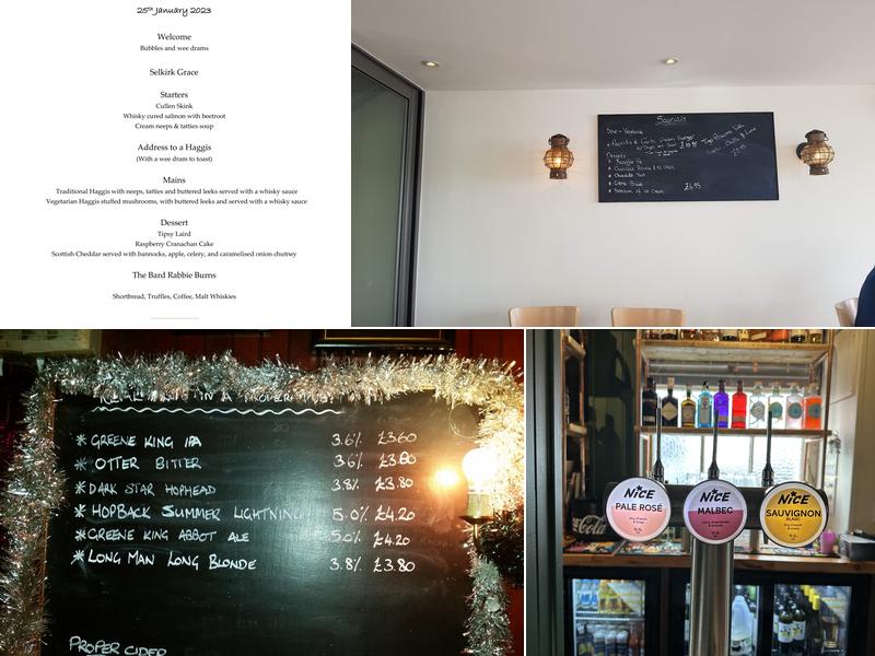 The Famous Ship Inn Menu