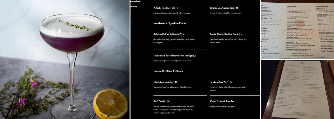 range Restaurant Menu