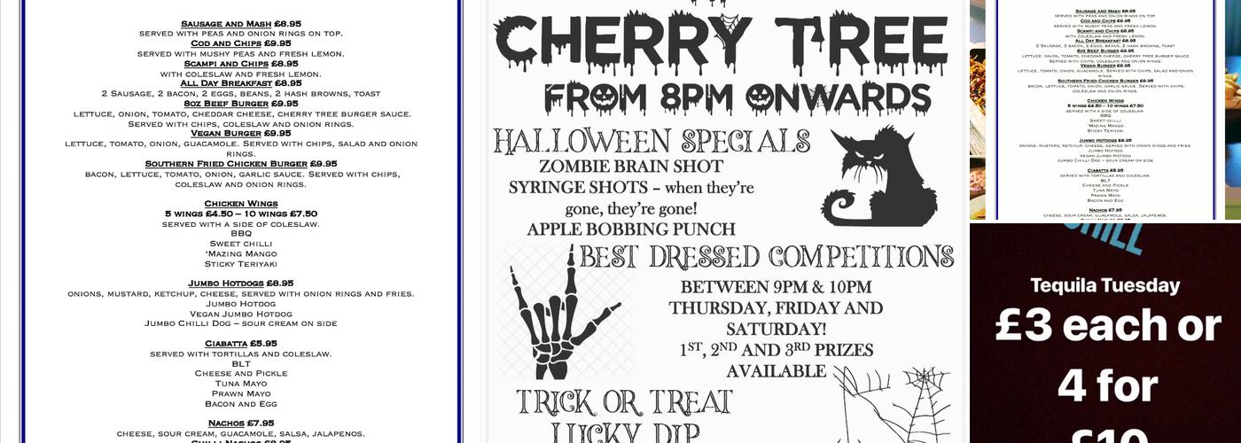 The Cherry Tree Menu