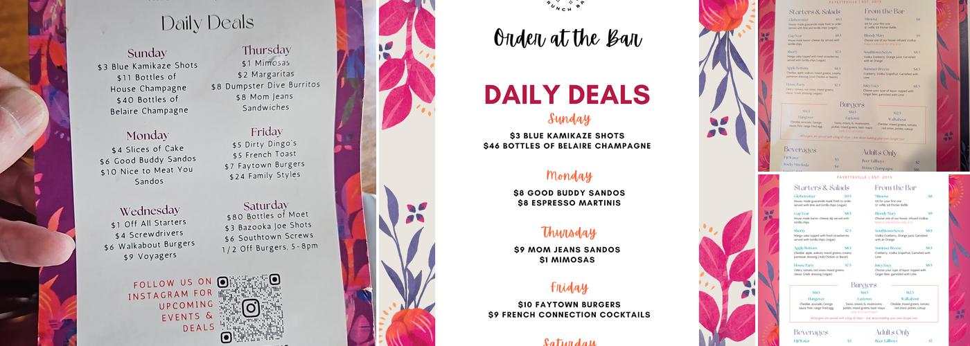 Nomads Southtown Menu