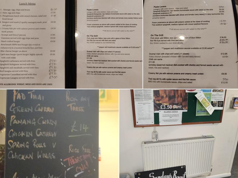 The Retreat Public House Menu