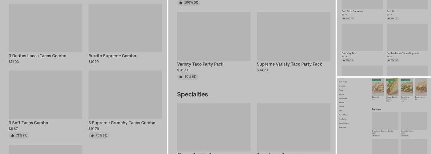 Taco Bell / KFC Menu