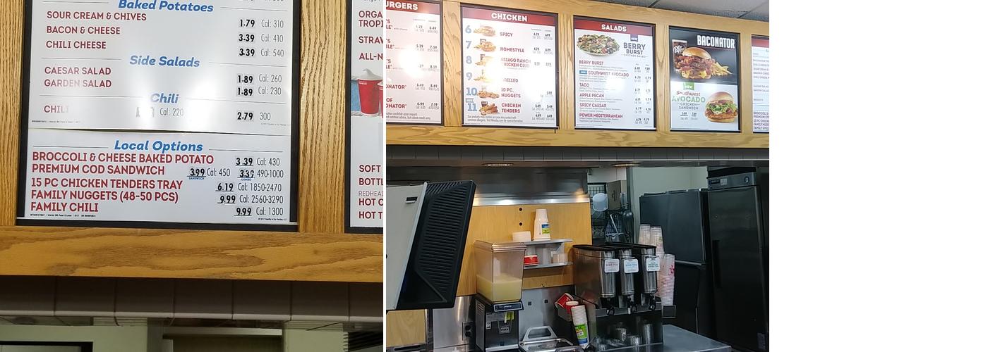Wendy's Menu