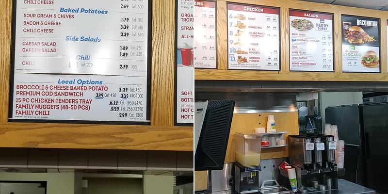 Wendy's Menu