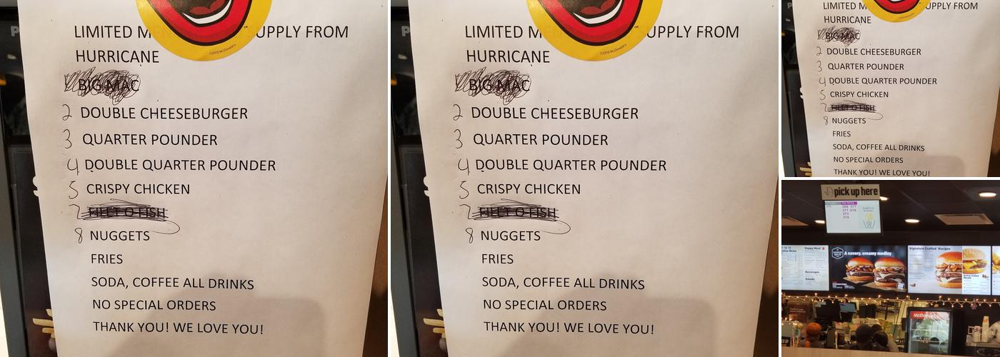 McDonald's Menu