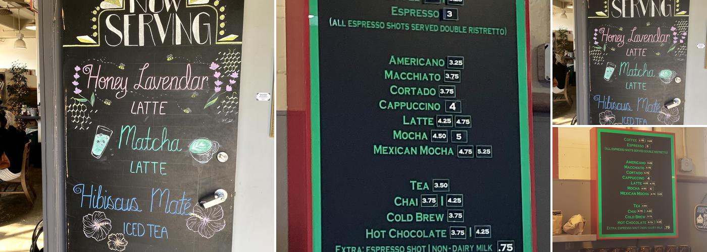 Goody Cafe Menu