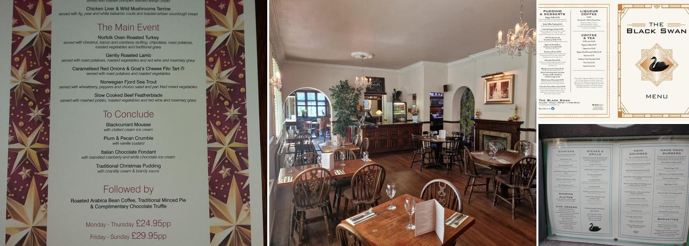 Black Swan Menu