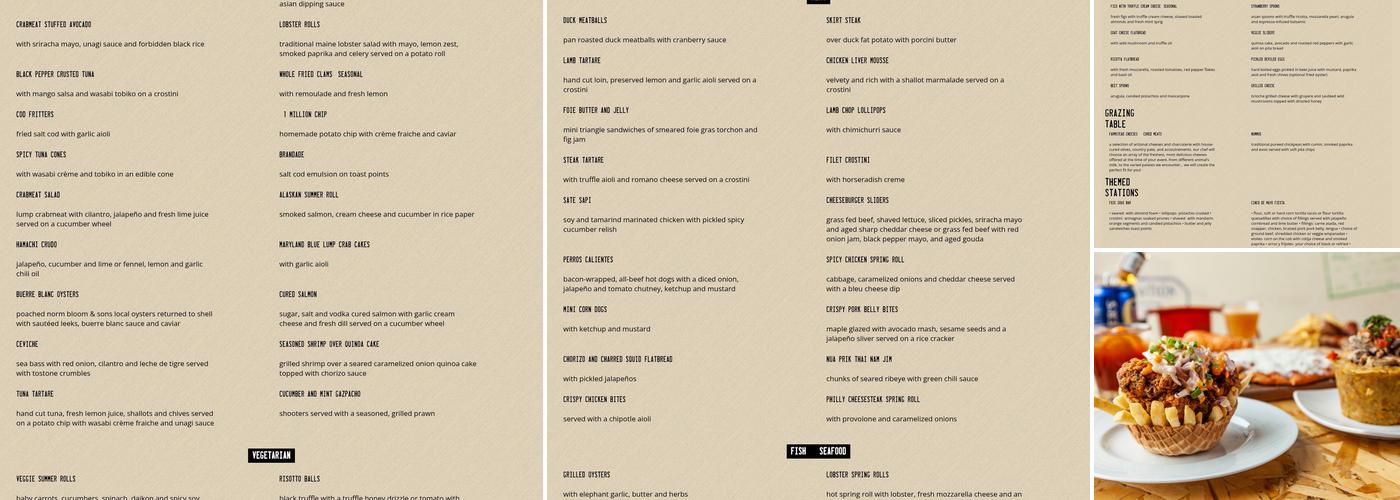 El Segundo Menu