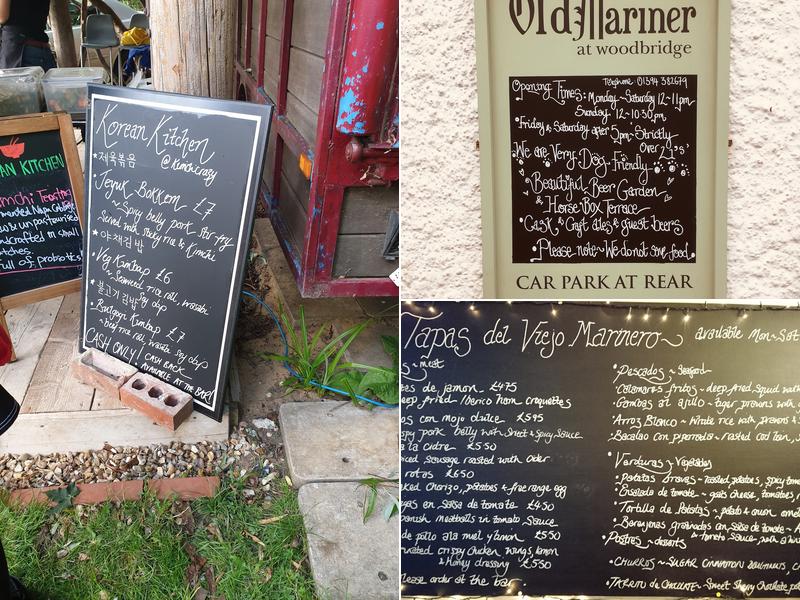 Old Mariner Woodbridge Menu