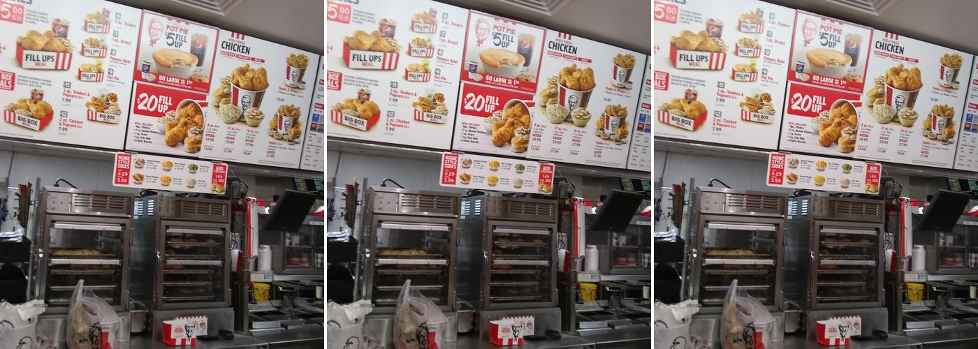 KFC Menu