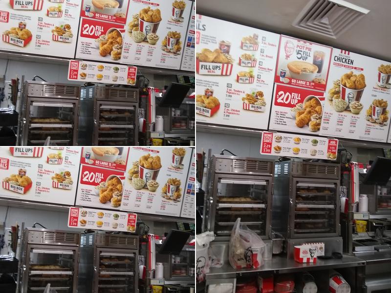KFC Menu