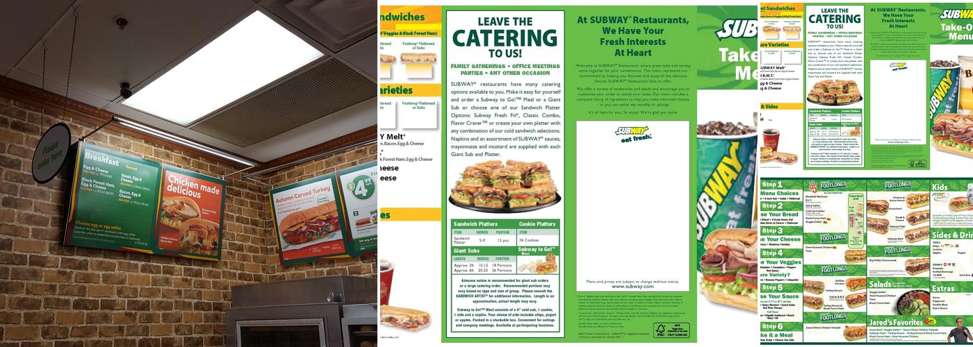 Subway Menu