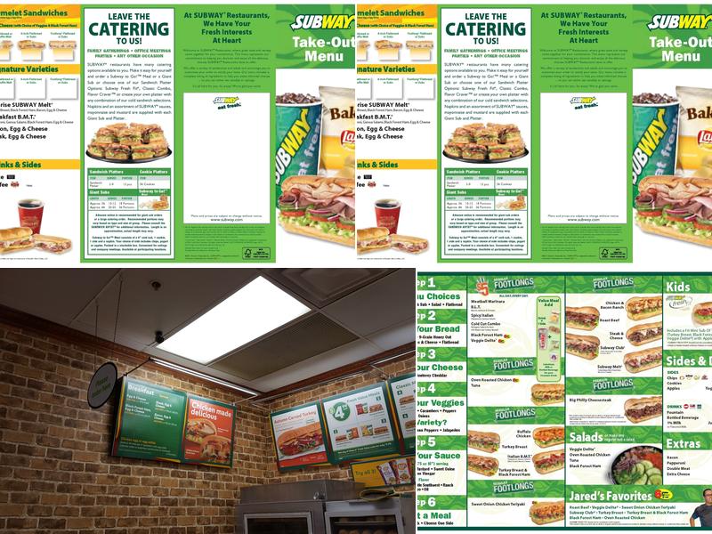 Subway Menu