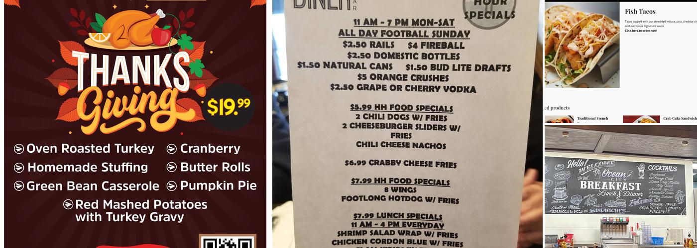 Assateague Bar & Grill Menu