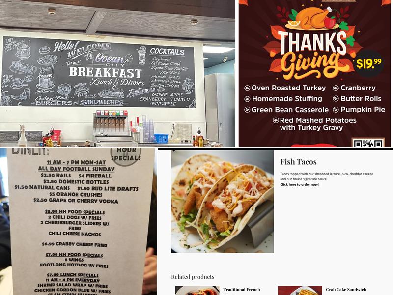 Assateague Bar & Grill Menu