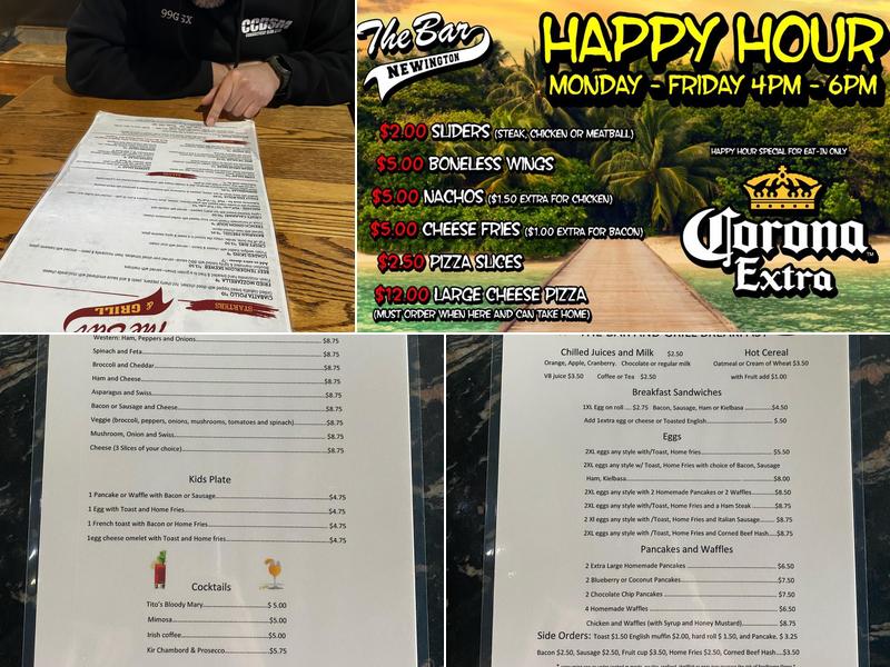 The Bar & Grill Menu