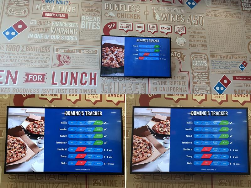 Domino's Pizza Menu