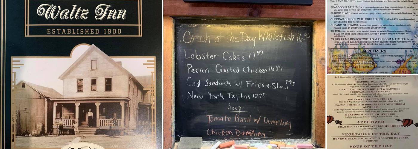 Waltz Inn Menu