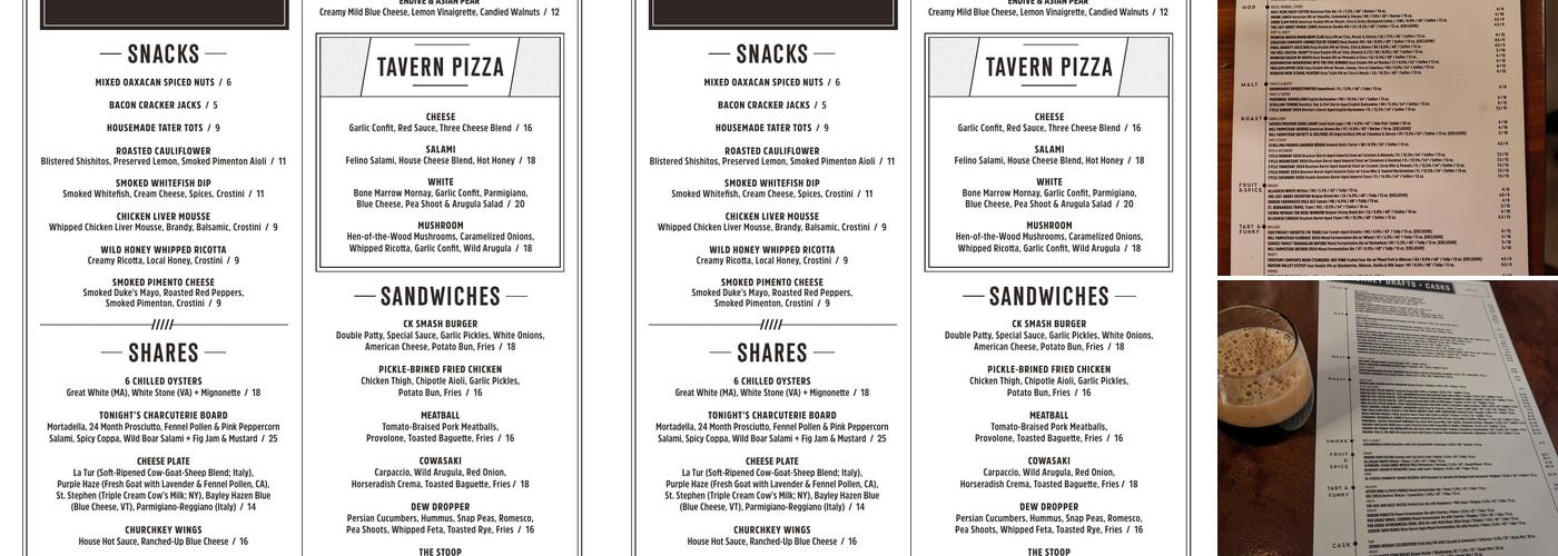 ChurchKey Menu